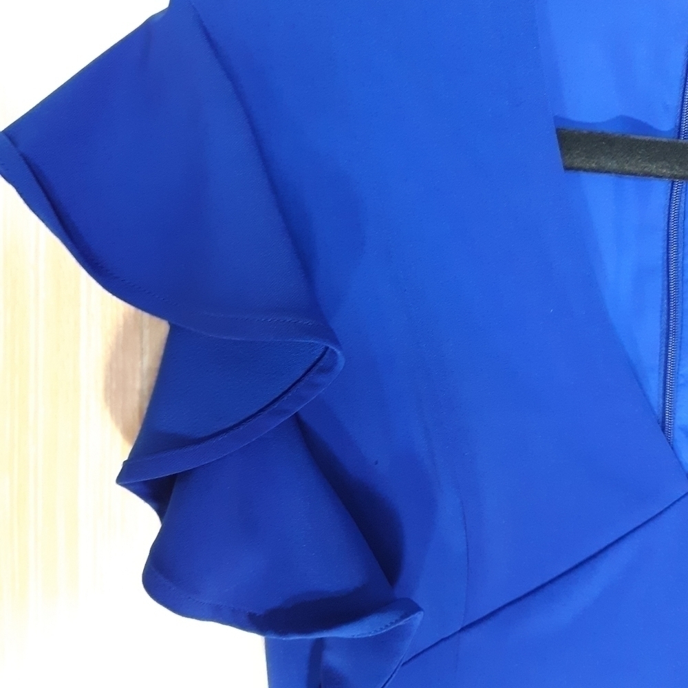 Neiman Marcus Royal Blue midi dress. Size Small - Picture 7 of 7